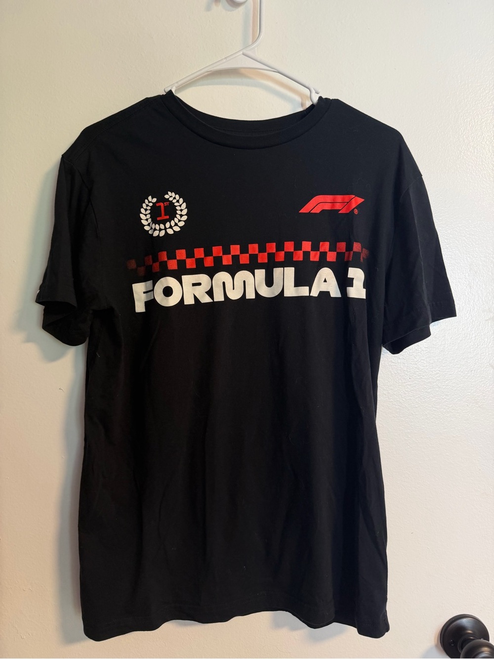 Formula 1 Black Graphic Short-Sleeve Tee
